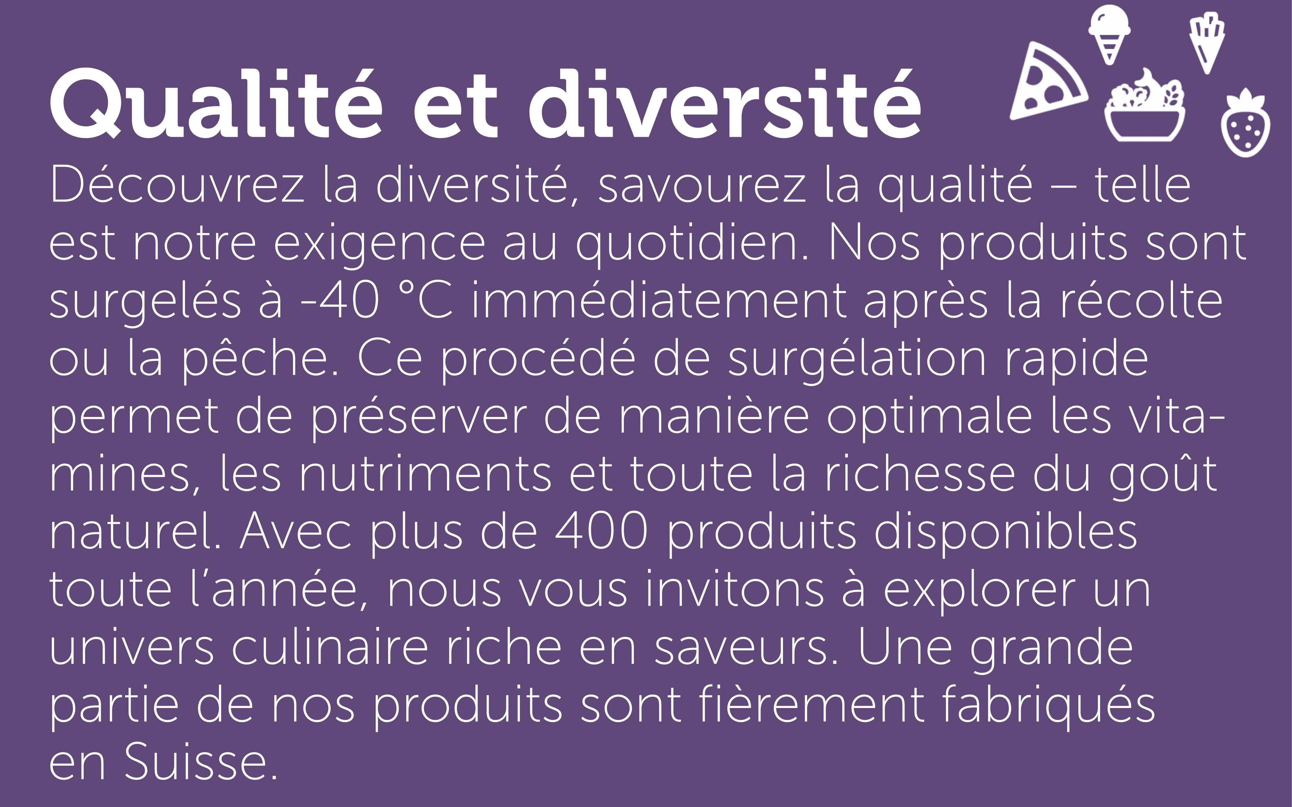 Qualité et diversité